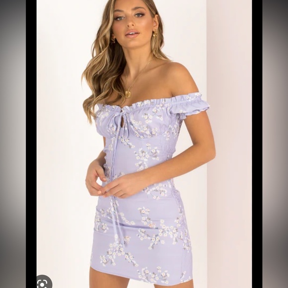 Sundae Muse Bambi dress in lilac purple - Picture 3 of 5